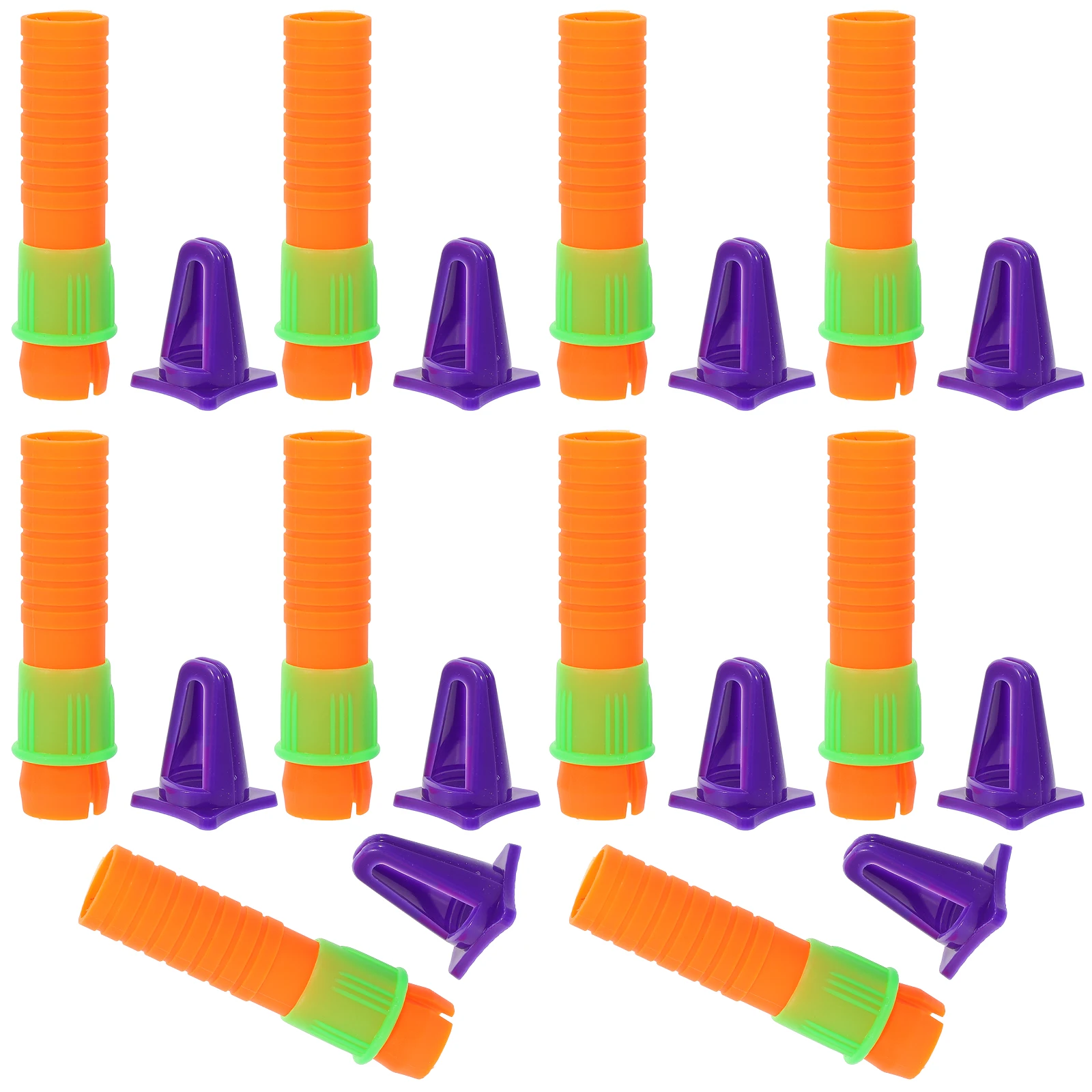 

10 Pcs Oil Paint Stick Extender Crayon Holder Plastic Drawing Tools Chalk Crayons Bracket Sets Pastel Stick Cap