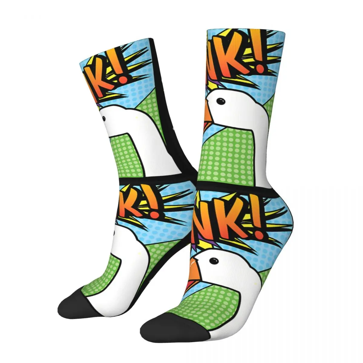 Pop Honk! Socks Travel 3D Print Boy Girls Mid-calf Sock