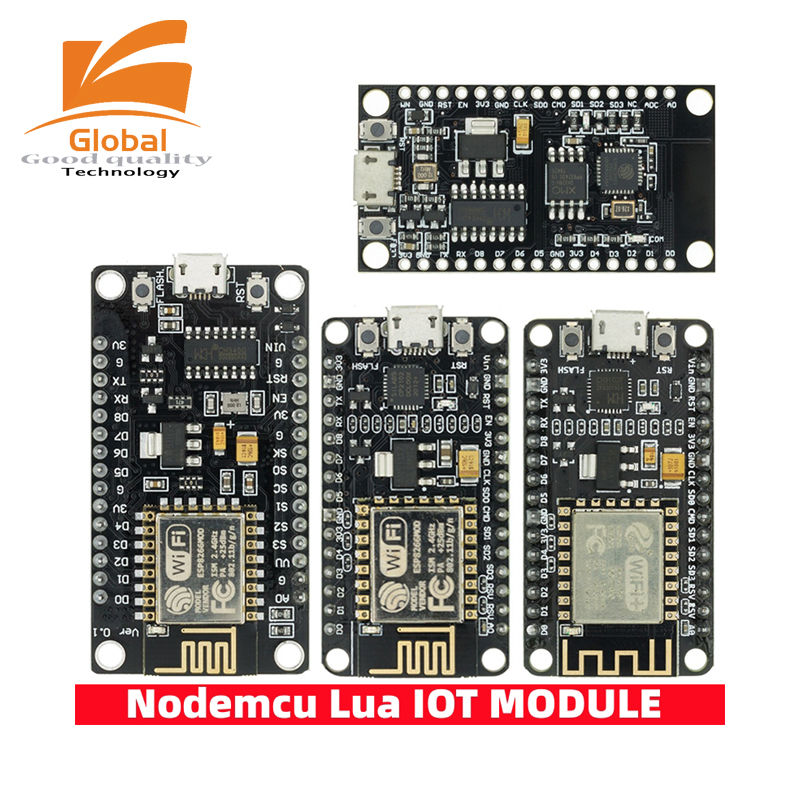 Wireless Module CH340/CP2102 NodeMcu V3 V2 Lua WIFI Internet of Things Develop Board based ESP8266 ESP-12E with PCB Antenna