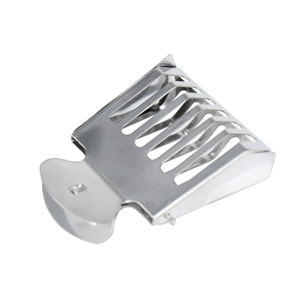 

2pcs Queen Catcher Stainless Steel Durable Beekeeping Tools Catcher Clip-on Cages Practical Book Style