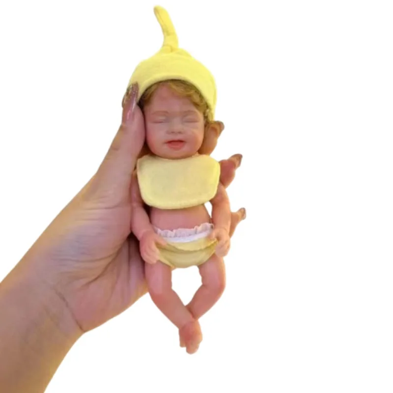 15cm Solid Silicone Mini Palm Doll Q-pop Simulation Doll