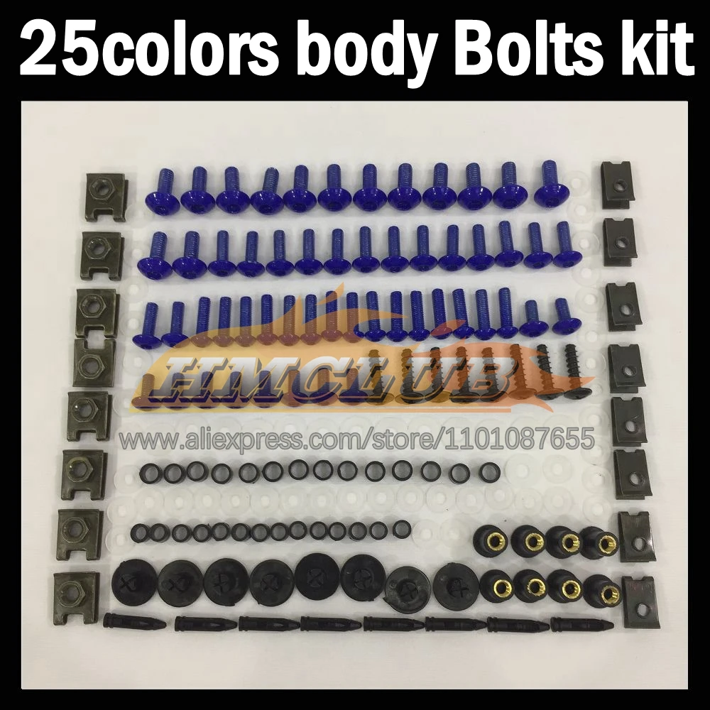 268ps Full Screws Kit Body bolt For HONDA NSR250R MC28 PGM4 NSR 250R 250 R 94 1995 1996 1997 1998 1999 Fairing bolts screw NutS