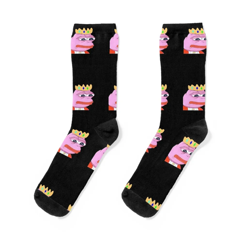

technoblade sad pepe meme Socks Running christmas stocking Children's Girl'S Socks Men's