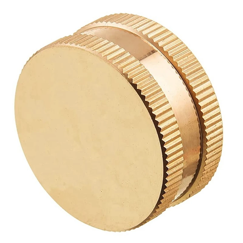 ABUL-Garden Hose Female End Cap, Brass Spigot Cap With Extra 12 Washers, 3/4 Inch, 4-Pack