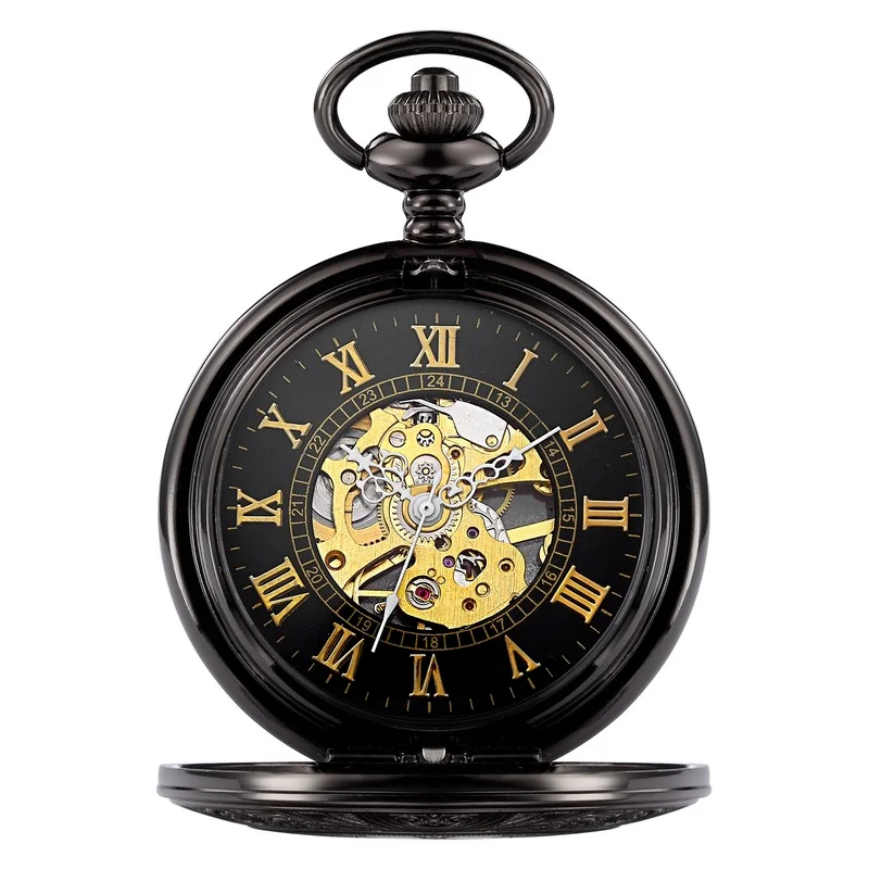 New Anime Action Figure Date A Live Tokisaki Kurumi Mechanical Pocket Watch Unisex Students Cosplay Waterproof Wristwatch Gift