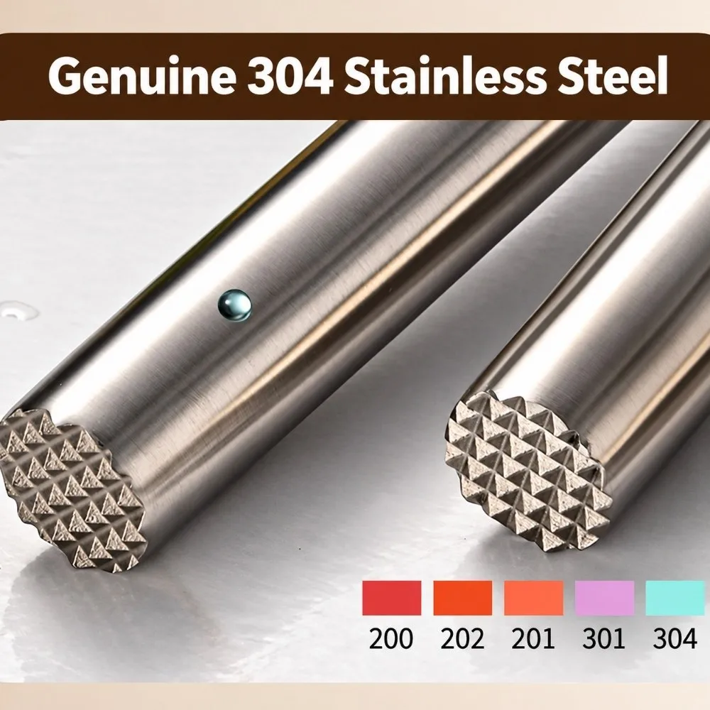 Puree Making Stainless Steel Fruit Muddler Food Grade Heavy Duty Lemon Hammer Manual Durable Bar Muddler Lemon Tea