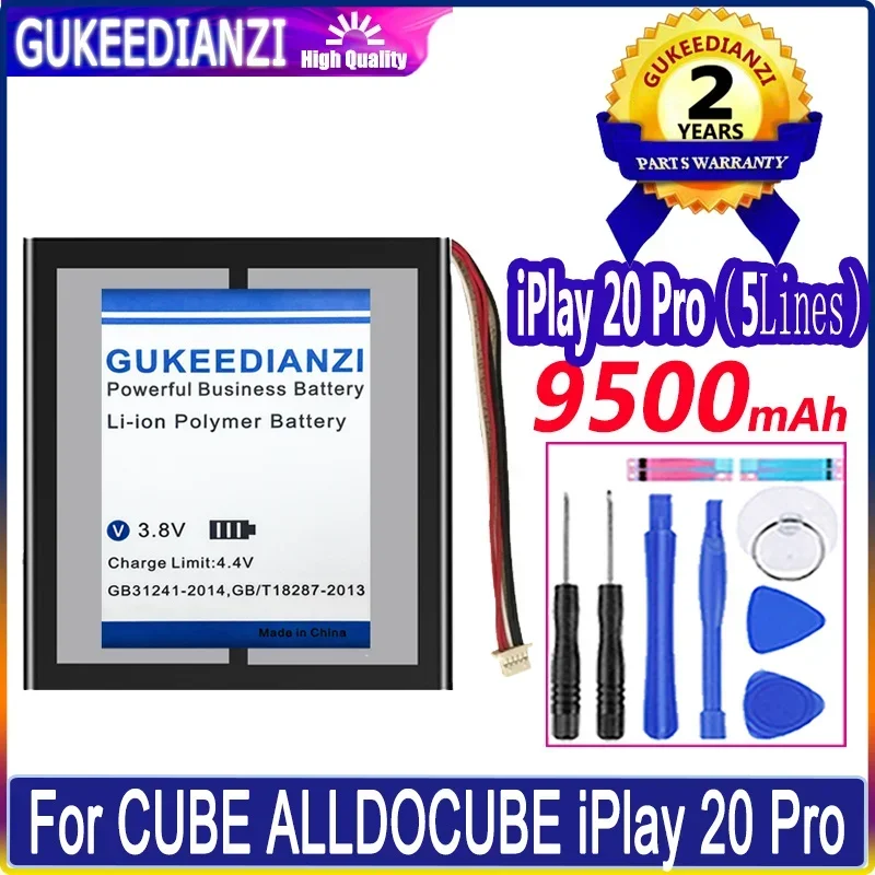 

iPlay20 Pro Аккумулятор большой емкости 9500 мАч для CUBE ALLDOCUBE iPlay 20 Pro iPlay 20Pro/iPlay 20 iPlay20 Аккумуляторы для планшетов