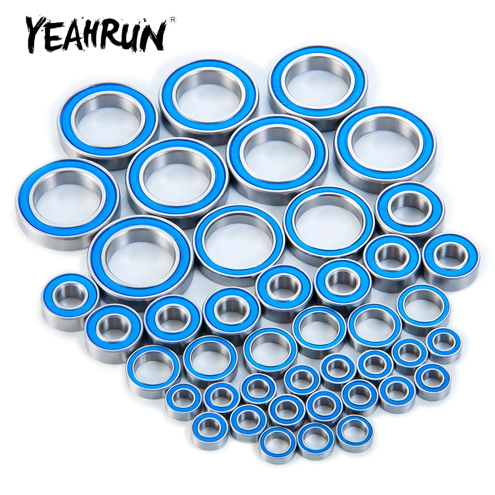 

YEAHRUN 43Pcs Wheel Hub Axle Sealed Bearing Kit for UDR Pro-Scale Unlimited Desert Racer #85076-4 1/7 RC Car Truck Model Parts