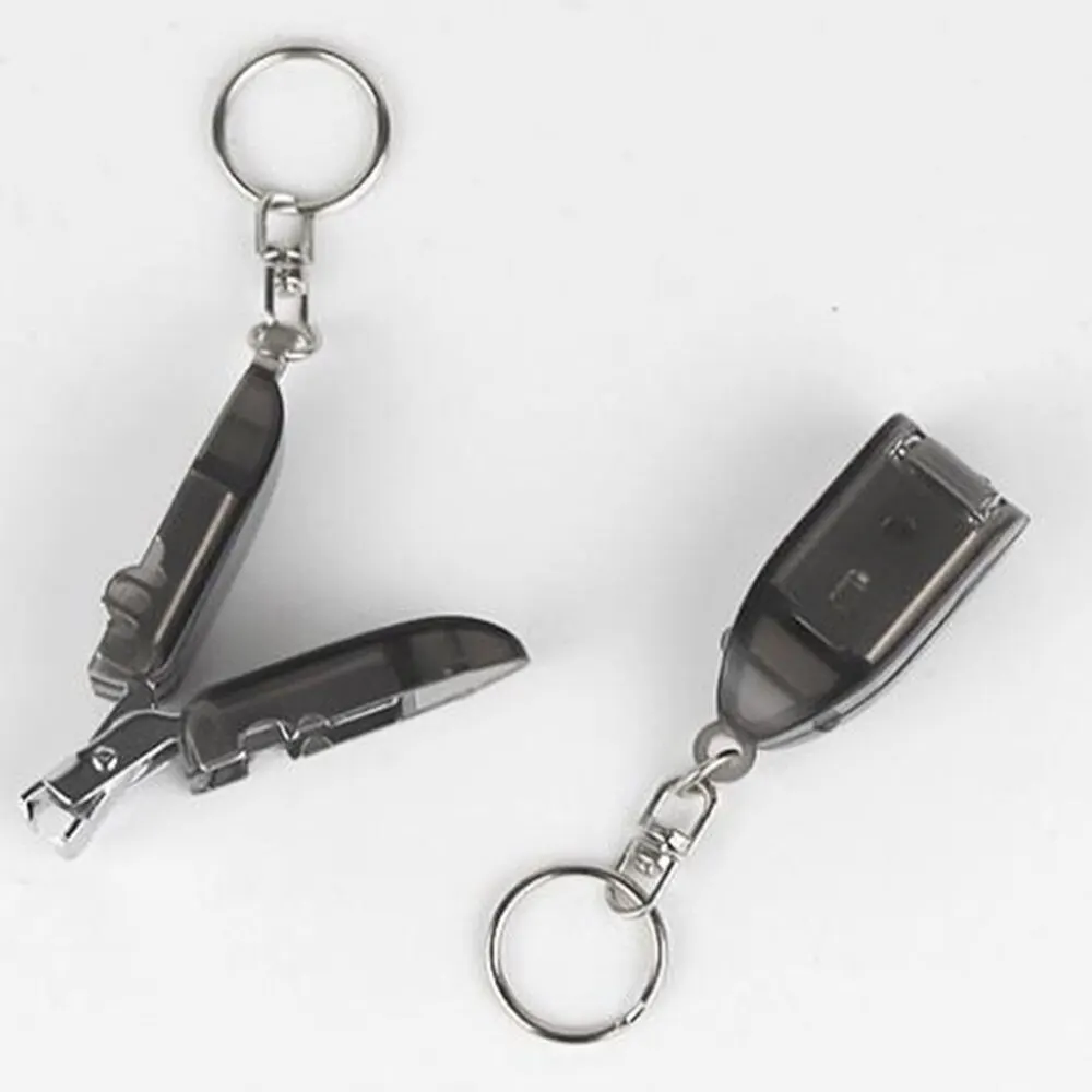 2023 Hot Best New Seller Mini Portable Nail Clipper Plastic Handle Rotary Nail Clipper with Key Ring from China Factory