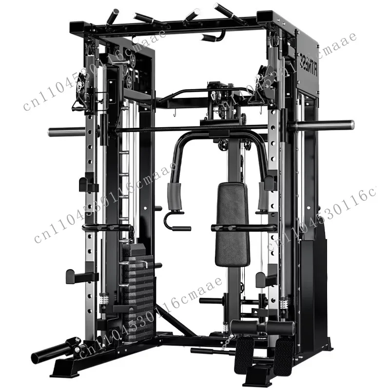 

Home Gym Smith Machine Cable Crossover Weightlifting Sports Training