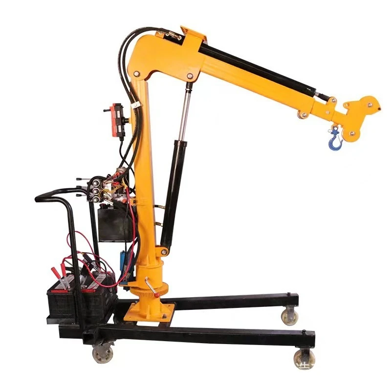 رافعة شاحنة كهربائية بالكامل 12 فولت 24 فولت 220 فولت شاحنة كهربائية هيدروليكية مثبتة على شاحنة متنقلة صغيرة