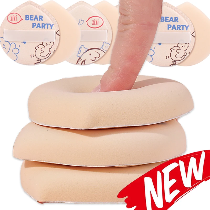 Soft Air Cushion Puff para Maquiagem, Uso de Seco e Molhado, Fácil de Limpar, Não Absorver, Base Líquida, Liquidificador, 5 PCs, 10PCs