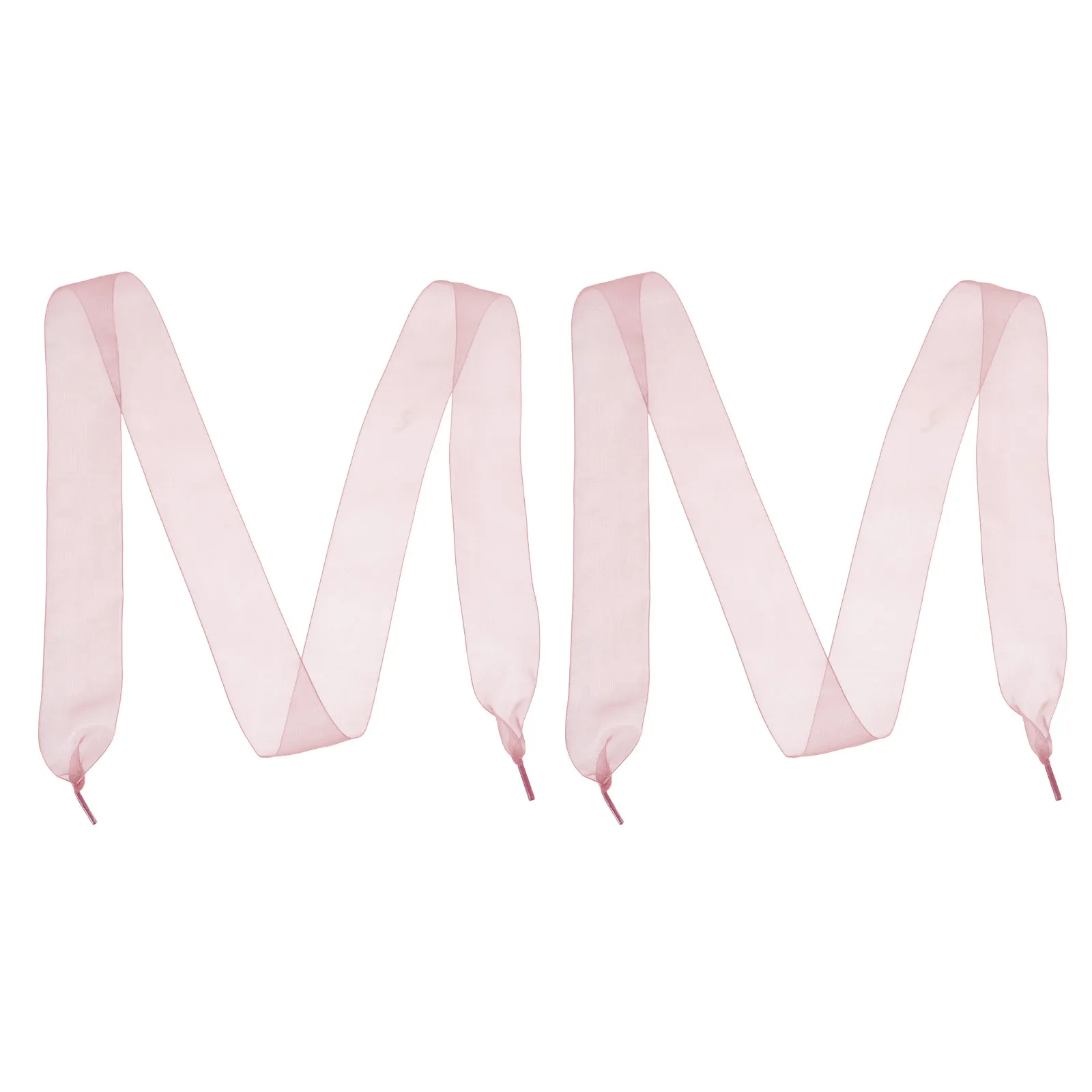 1Pair Wide Flat Satin Shoelaces Chiffon Silk Ribbon Candy Colored Soft Comfortable Elegant Princess Style for Sneakers Sandals