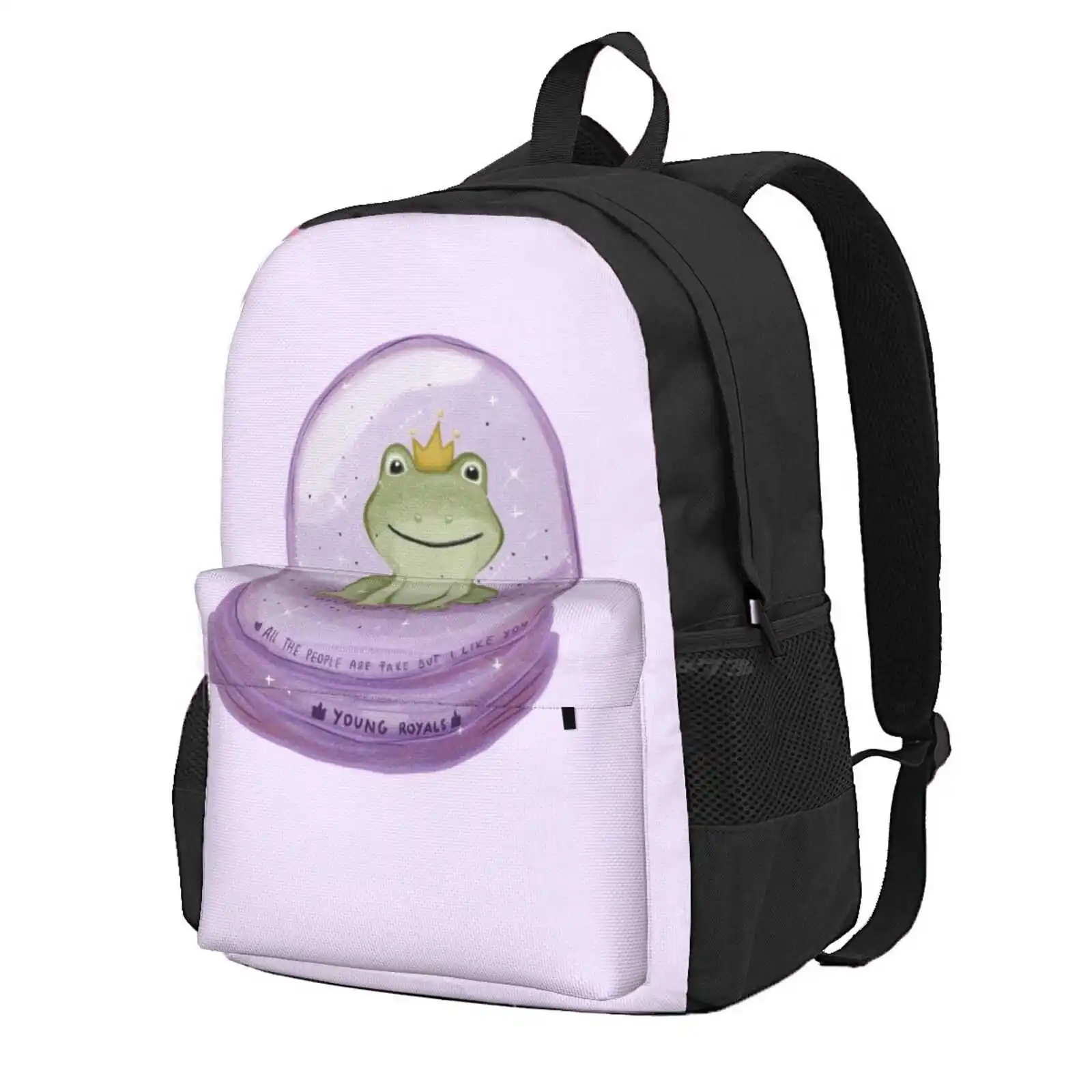 

Wilhelm'S Frog Globe Young Royals - All The People Are Fake Hot Sale Schoolbag Backpack Fashion Bags Young Royals Wilmon Wille