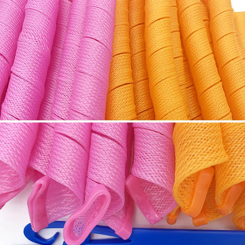 Heatless Curling Headband 12/10pcs No Heat Hair Curls Ribbon Hair Rollers Sleeping Soft Headband Hair Curlers Hair Styling Tools