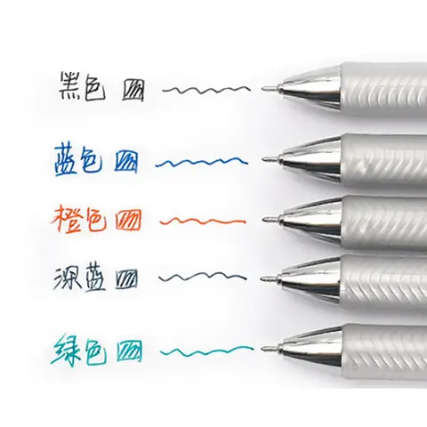 Japan Limited Pentel BLN75 randig infällbar gelpenna 0,5 mm slät gelpenna kulspetspenna för skola, kontorsmaterial 10 best sales pentelpenna - №10