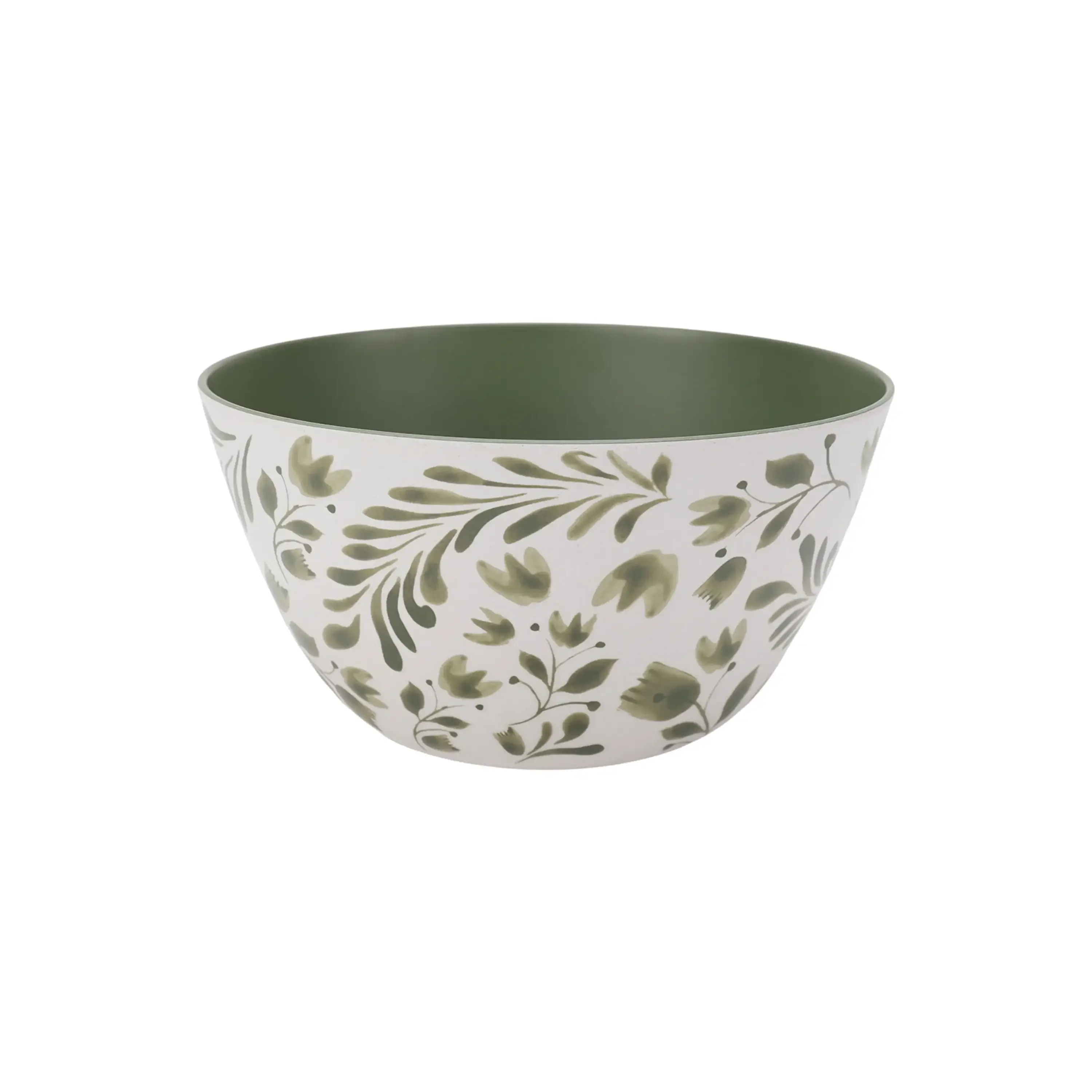 Better Homes & Gardens Набор из 4 бамбуковых меламиновых салатов и посуды с крышкой из дерева акации, зеленый