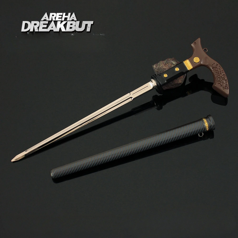 27 cm Nieuwe Arena Breakout Game Randapparatuur Legering Model Desktop Decoratie Ornamenten Cosplay Props Jongen Verjaardag Festival Gift Speelgoed