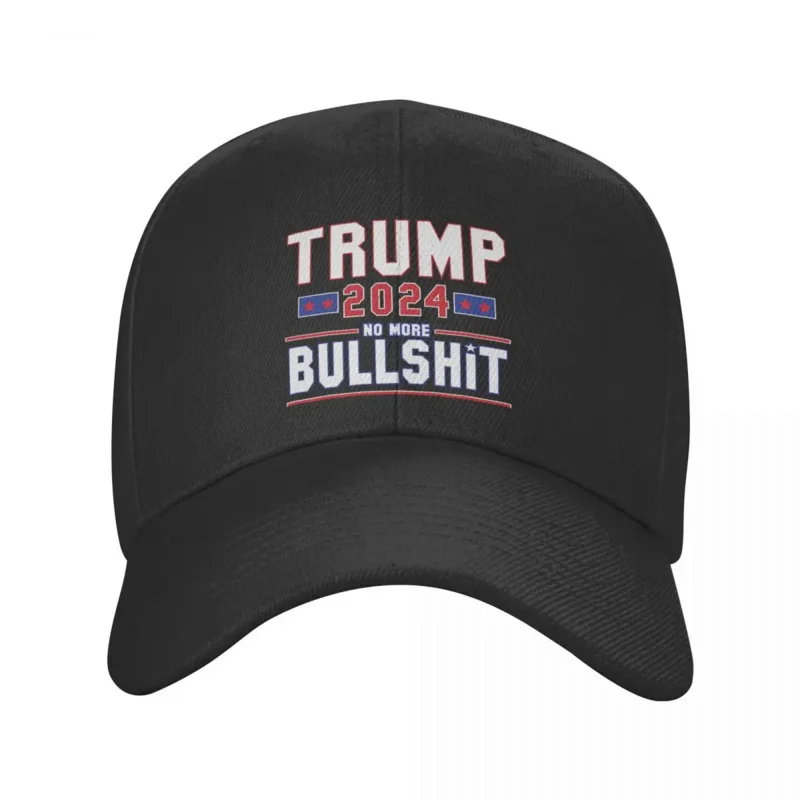 Punk TRUMP 2024 BULLSHIT Baseball Cap Men Women Adjustable Dad Hat Outdoor