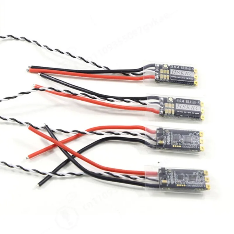 FPV Quadcopter Drone Accessories Programmable 35A 45A Brushless ESC with LED Light for FPV Racing Drone