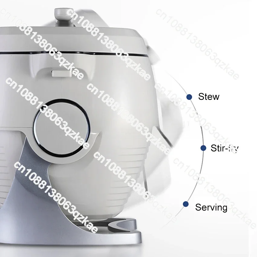 Non-stick Cooking Wok Pot Touch Panel Cooker Robot 6L Multi Cooker Full Automatic Intelligent Cooker Stir Frying Cooking Machine