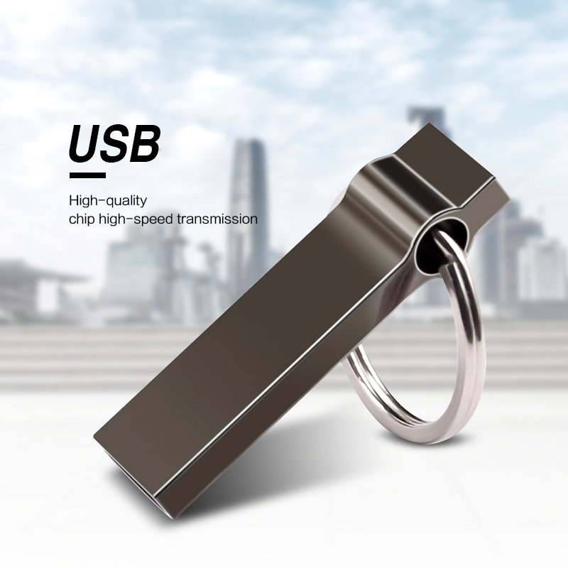 Portable Keychain Memory Stick USB2.0 Flash Drive 128GB 64GB 32GB 16GB 8GB Ideal Gift