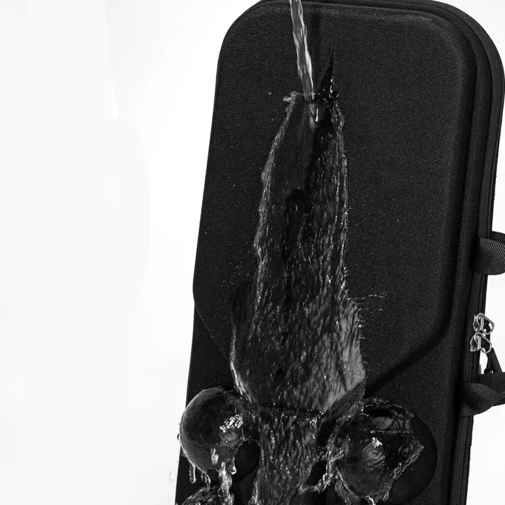 Portabel Pickleball Racket Storage Bag Hard Shell Fits 2 Paddles And 4 Balls Pickleball Paddle Carrying Case Waterproof