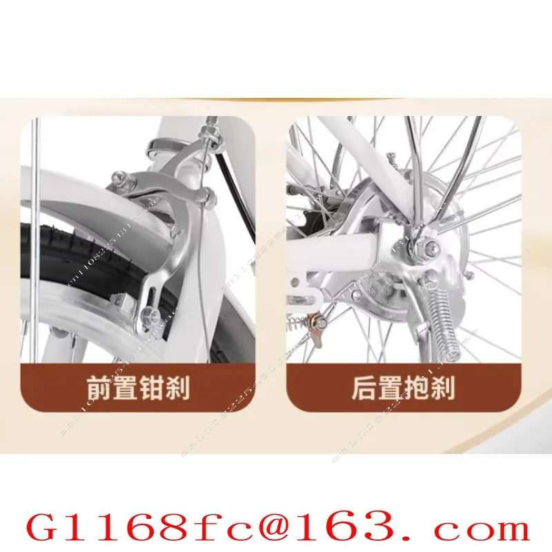 Folding Bicycle 24 Inch Ultra-light Portable Male and Female Student Adult Variable Speed Bicycle Installation-free