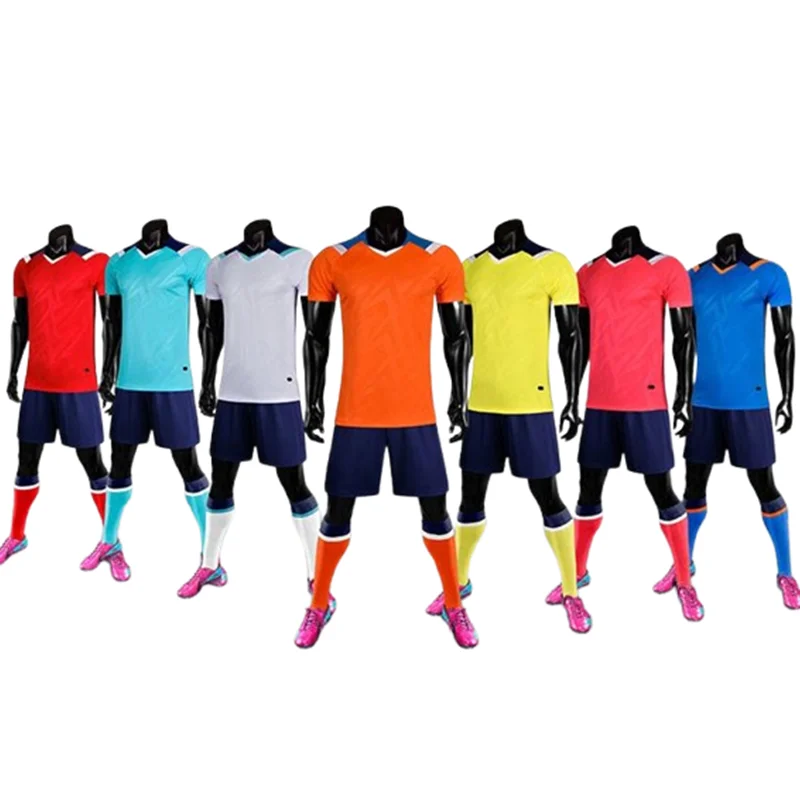 

Футбольные комплекты 2025 года, полный комплект футбольной комплекты, индивидуальный футбольный трикотаж для молодежи и взрослых, футбольная одежда для мужчин