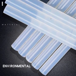 5PC 50g/100g Lot 7mm or 11mm Transparent Hot Melt Gun Glue Sticks for Heat Pistol Gun Adhesive DIY Tools Repair Accessories