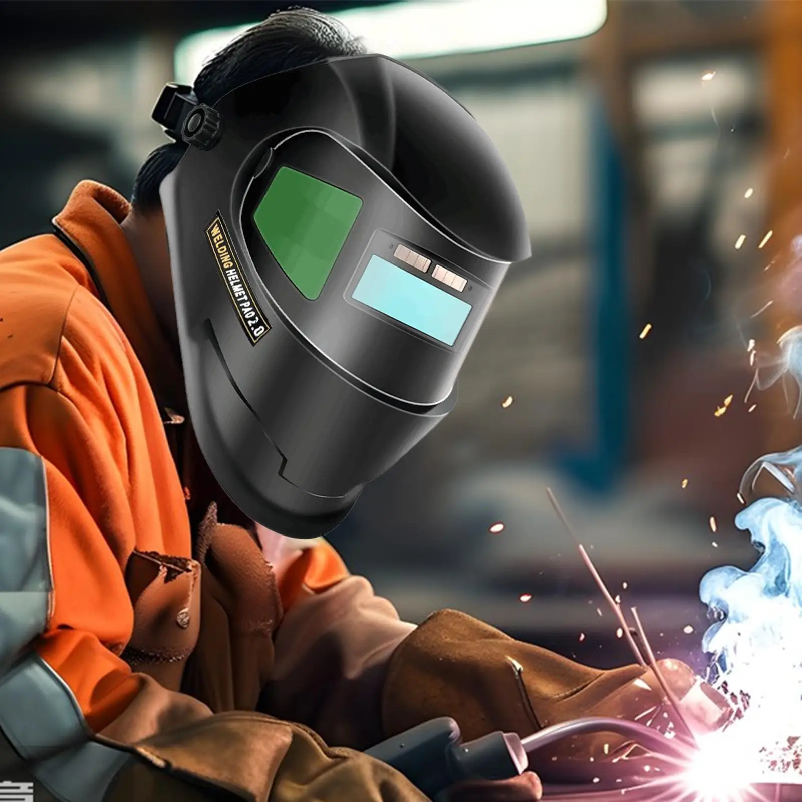 Welding Helmet Auto Darkening Protector Shield For Welding Soldering Protective Hood For Automotive Repair Construction Site