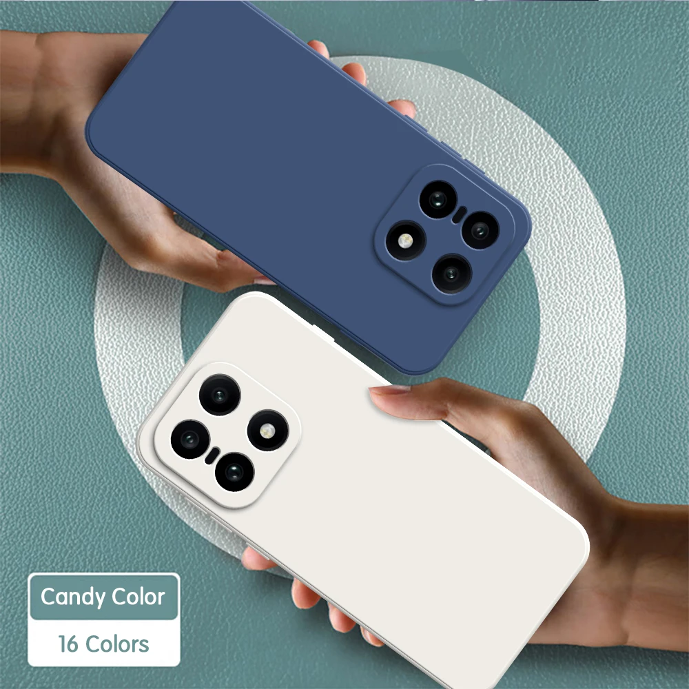 Soft Liquid Silicone Phone Case for OnePlus 15 5G 1+15 Classic Original Lens Protection Couples Back Covers Straight Edge Design