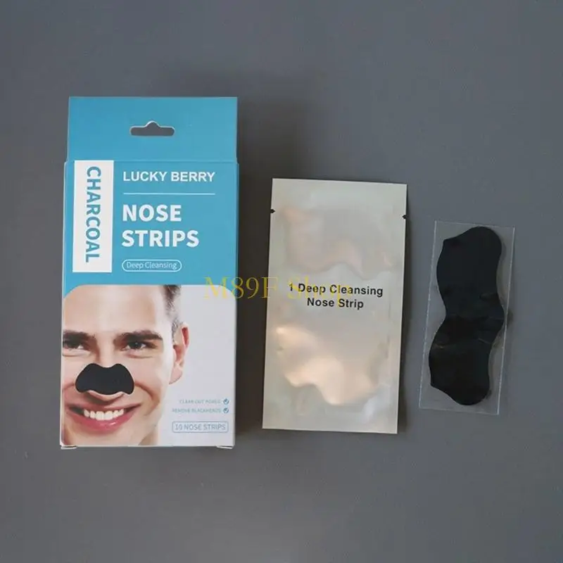 M89F Blackhead Remover, diepe reinigende neusstrips Natuurlijke houtskoolneustrips geschenken