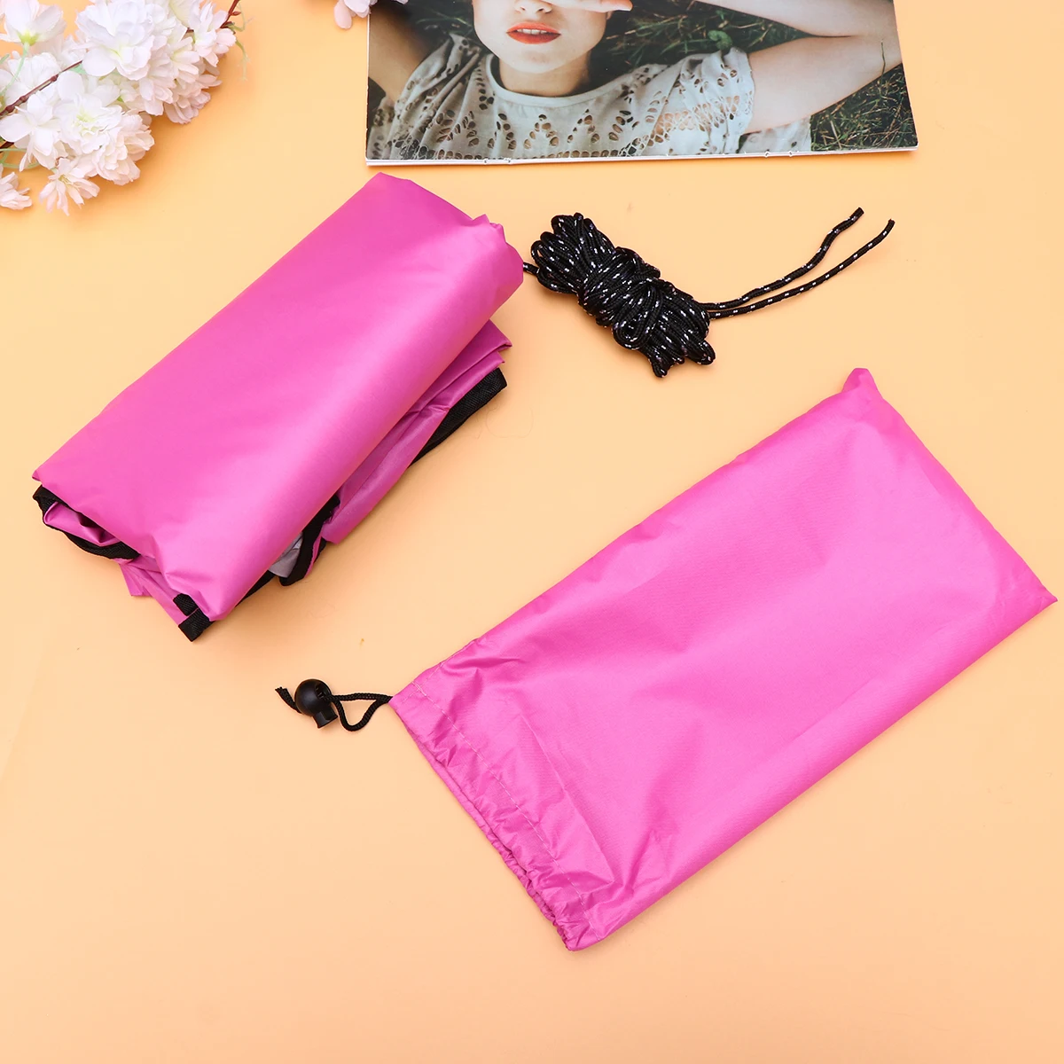 

3M Triangle Sun Shade Sail Pink Canopy Cloth UV Protection Outdoor Camping Picnic Patio Garden Pergola Driveway