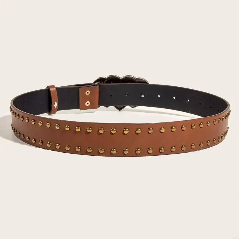 Hot Girl Belt Cowgirl Wide Waist Belt for Jeans Dresse Club Bar Multiple Heart
