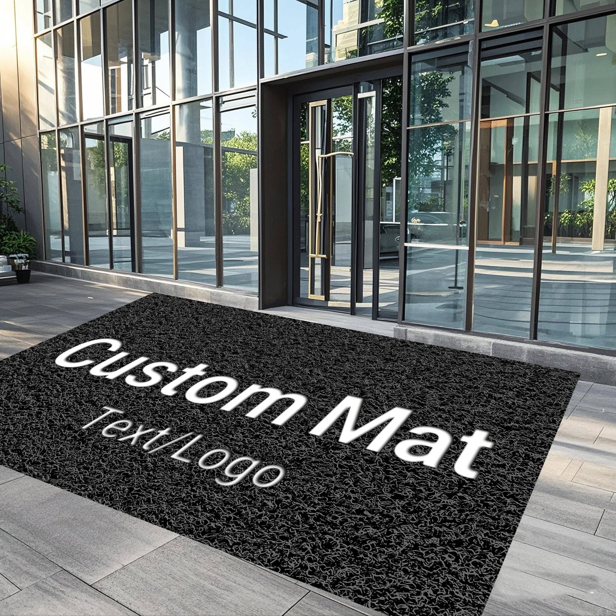 

Business Office Building Personalized Carpet Outdoor Shopping Mall Hotel Entrance Logo Custom Entrance Doormat Bar Welcome Mat