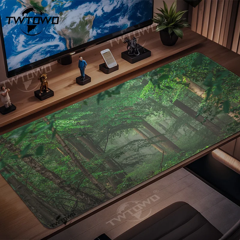 Vegetation Forest Mouse Pad Gamer XL Computer HD Home Mousepad XXL MousePads Carpet Office Non-Slip Office Accessories Table Mat