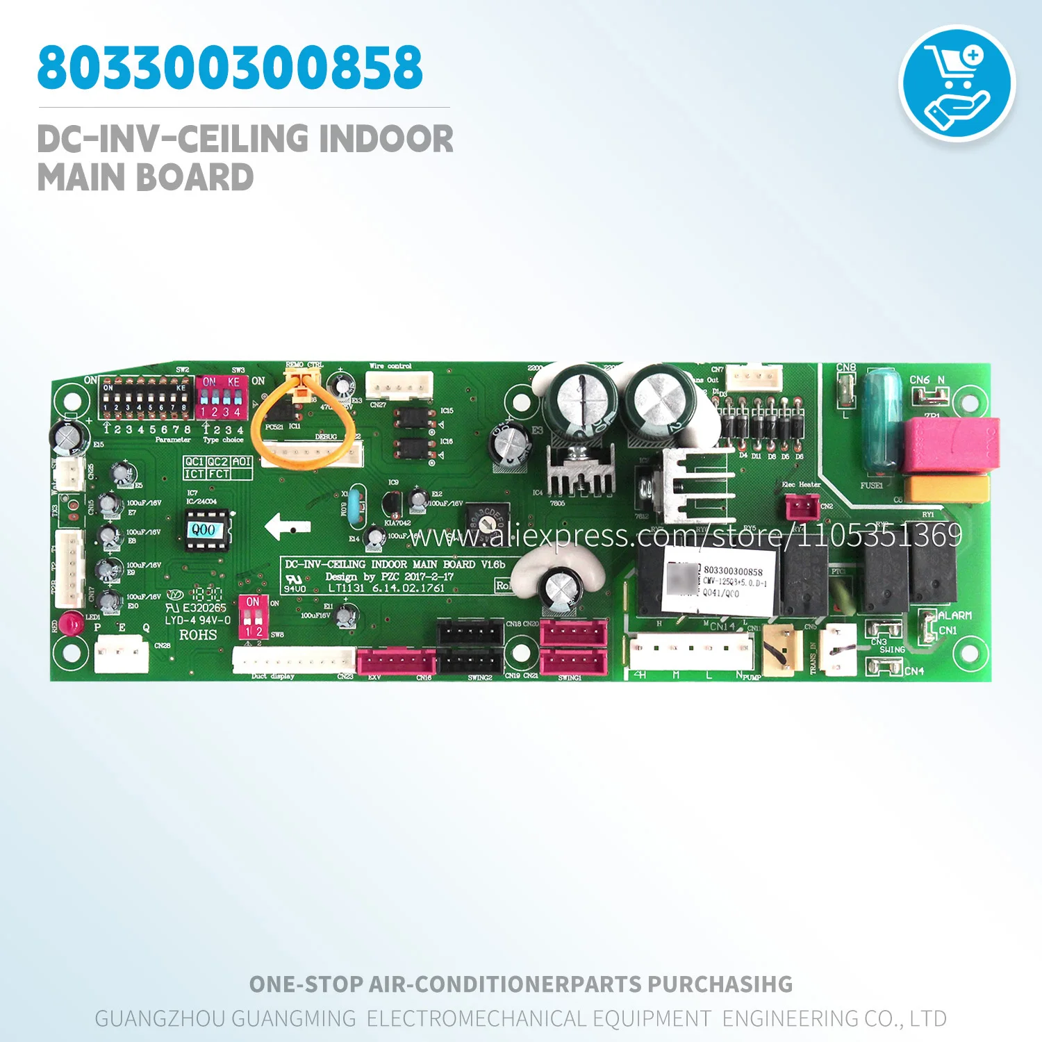 placa-base-principal-de-techo-dc-inv-ceiling-803300300858-lt1131-cmv-125q8-50d-1-q041-q00-conjunto-de-control-pcb-para-unidad-interior-chigo-vrf