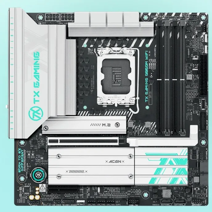 2025 New Released TX GAMING B860M WIFI DDR5 8800MT/s PCIe 5.0 WIFI7 CPU Ultra 265K 245K 285K Motherboard for Gaming PC