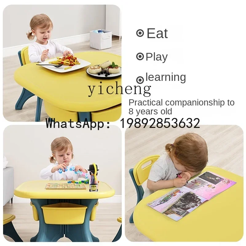 ABC رياض الأطفال طاولة الدراسة طاولات الأطفال وبدلة الكتابة لعبة طاولة ألعاب كرسي الجمع