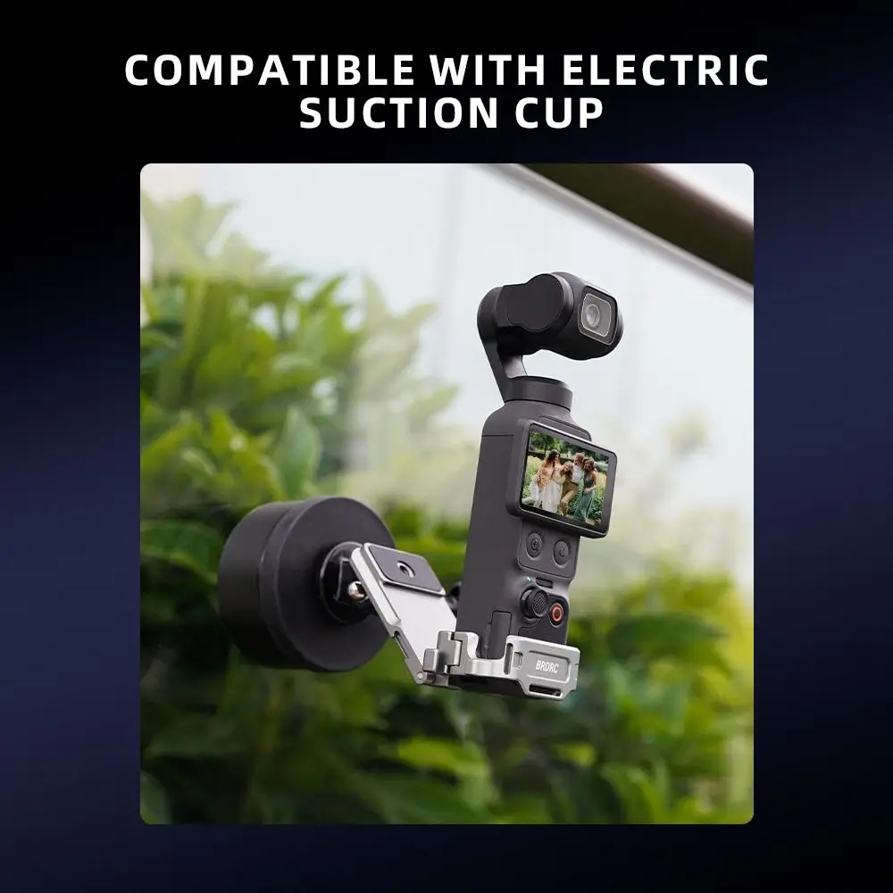 

Adjustable Magnetic Adapter Frame Aluminum Alloy Multifunctional Expansion Bracket Quick Release for DJI Osmo Pocket 4/3