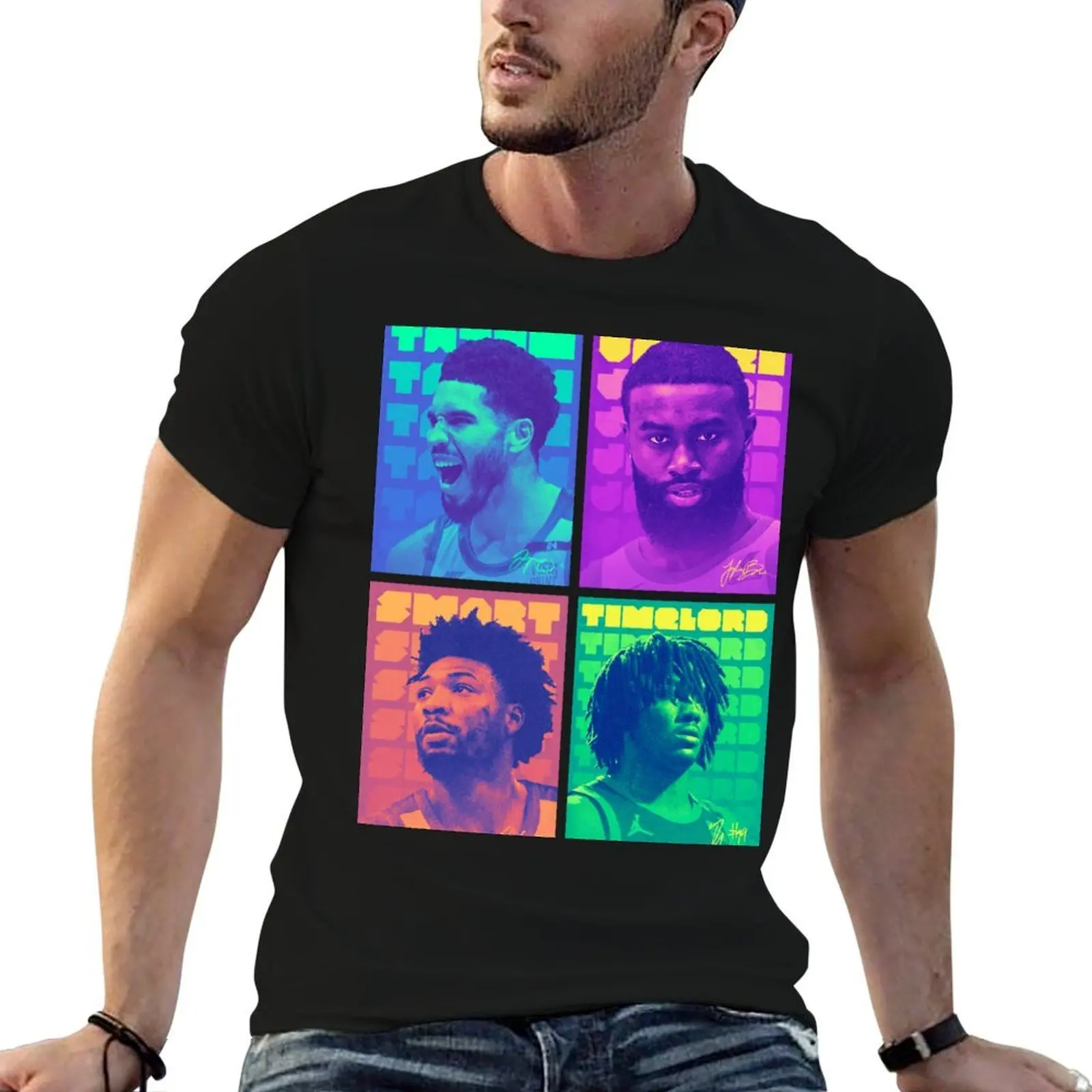 Boston Basketball T-Shirt Funny t-shirt summer top men clothings