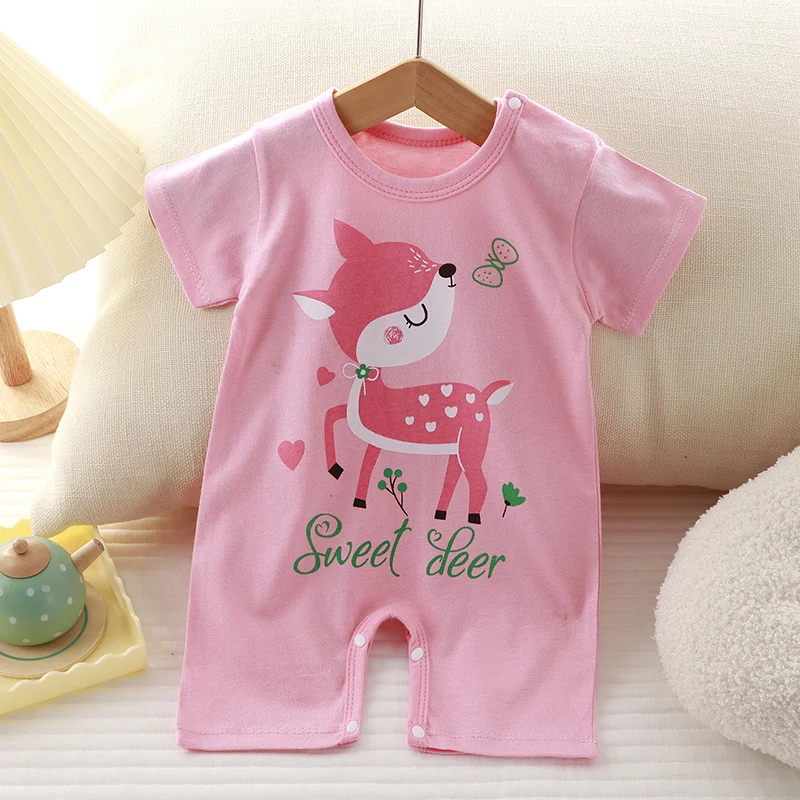 Newborn Baby Boy Girl Letter Print Bodysuit Jumpsuit Clothes Outfit Infant Kids Boys Girls DS19