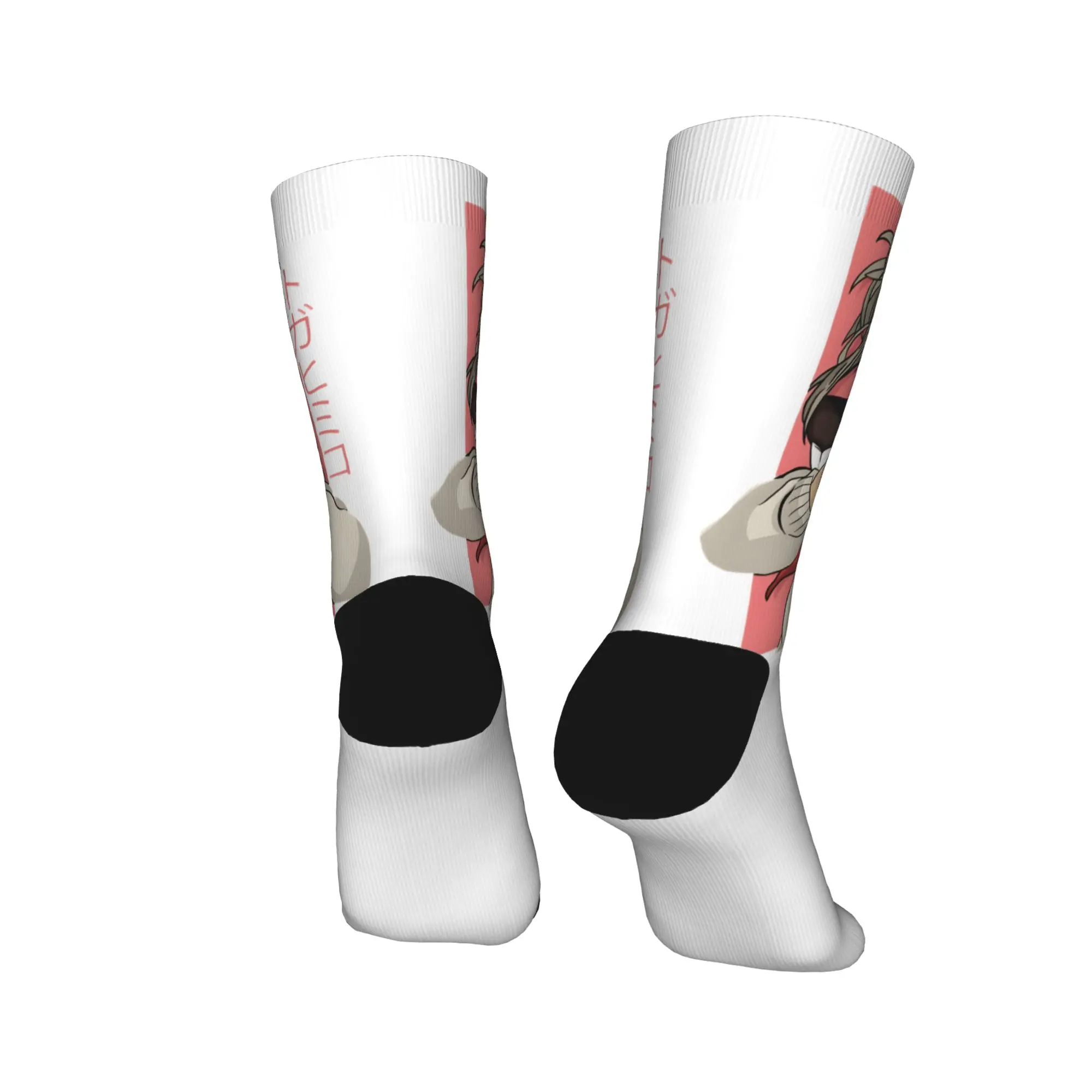 ถุงเท้าลายการ์ตูน H-Himiko T-Toga ถุงเท้าสไตล์เรโทรแบบกำหนดเอง ถุงเท้ากันลื่นสำหรับฤดูใบไม้ผลิ ถุงเท้าผู้ชายสำหรับวิ่ง ถุงเท้านุ่ม