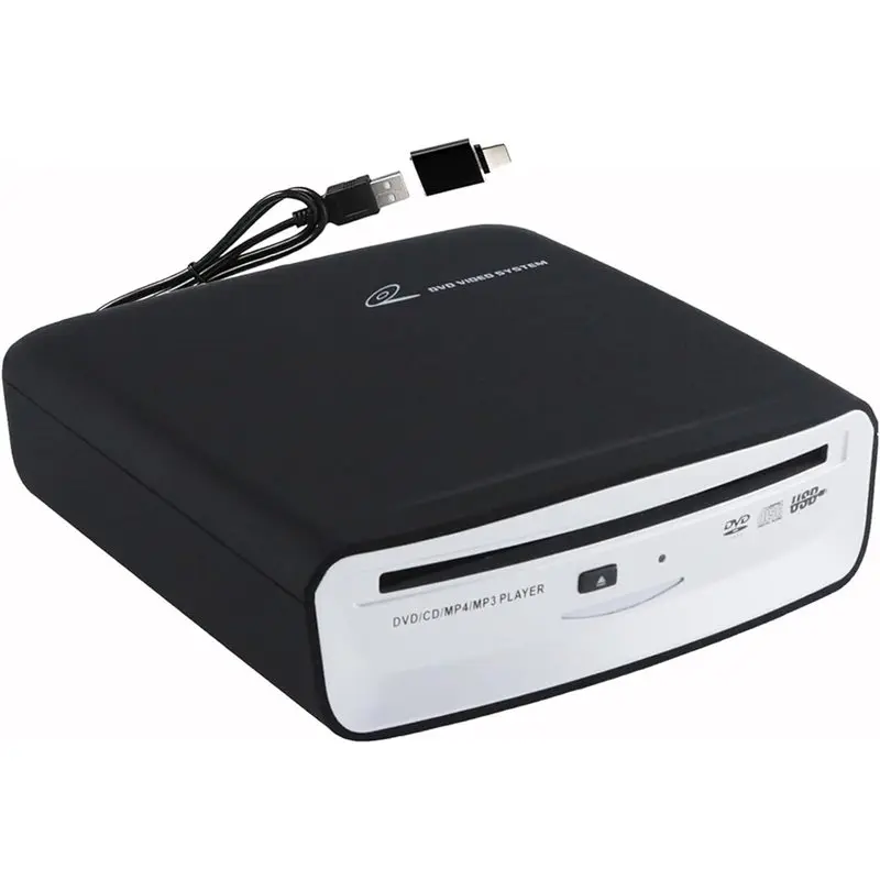 

A37T-USB Универсальный внешний автомобильный CD-плеер, портативный CD-плеер для автомобиля, Android-навигации, телевизора и ПК с функцией Plug and Play