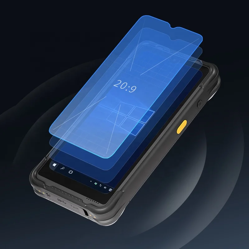 6.5 بوصة Windows Mobile Terminal PDAs الماسح الضوئي 8GB 128GB IP67 وعرة يده المساعد الشخصي الرقمي Windows 10 11 لإدارة المخزون