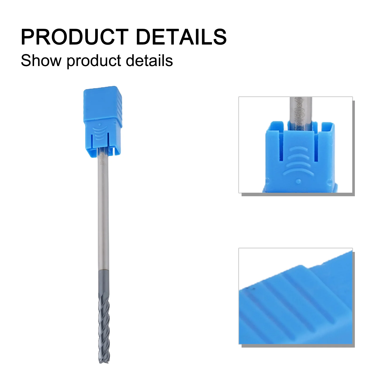 

Practical Carbide End Mill Good Toughness Imported Milling Cutter Mm Mm 4 Flutes Extra Long Shank High Hardness