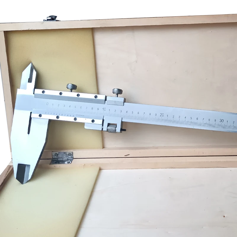 0-1000mm messschieber Heavy Duty Vernier Caliper Carbon Steel 1000mm vernier caliper slider caliper with nib jaws