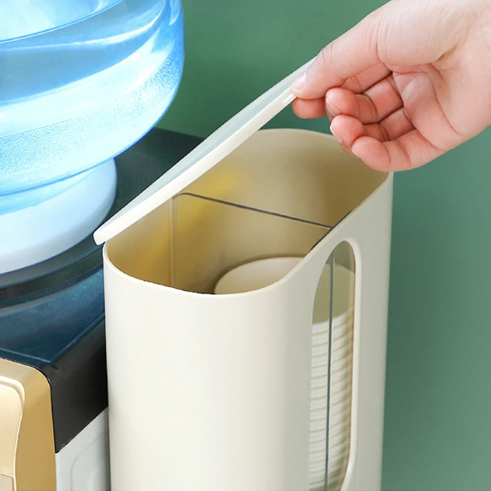 Papieren bekerdispenser ABS Accessoires Eenvoudige installatie Efficiënte dosering Huishoudelijke keuken Organisatierekken