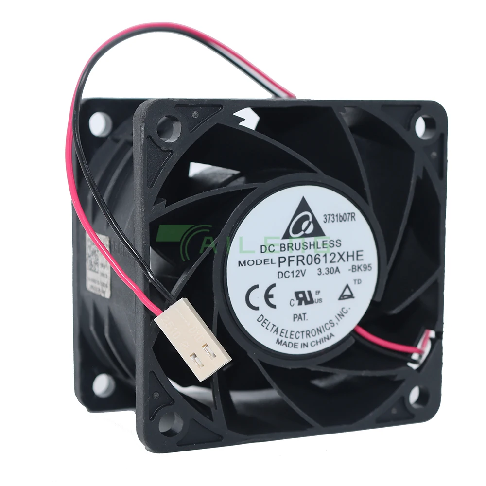 new Delta 6038 PFR0612XHE DC 12V 3.30A ultra violent strong air flow high speed axial fan